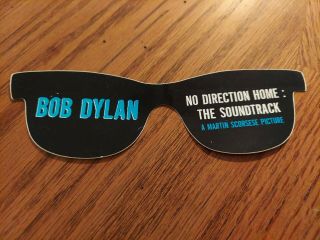 Bob Dylan No Direct Home:,  The Soundtrack Promo Sticker