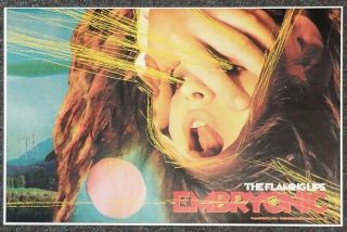 The Flaming Lips Embryonic 2009 Double - sided PROMO POSTER 2