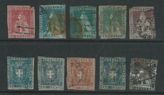 Italy - Tuscany - Old - Time Selection - Unchecked - Cv £1000 