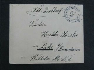 Nystamps German Offices In China Stamp 1901 Cover Paid$100 A30x3184