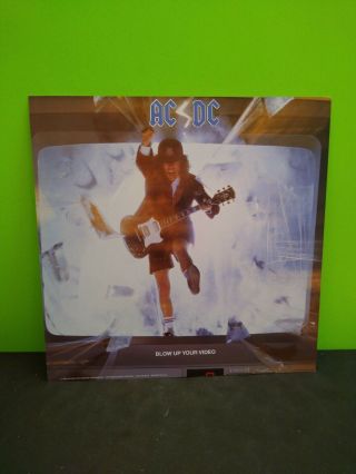 Ac/dc Blow Up Your Video Lp Flat Promo 12x12 Poster