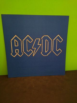 AC/DC Blow Up Your Video LP Flat Promo 12x12 POSTER 2