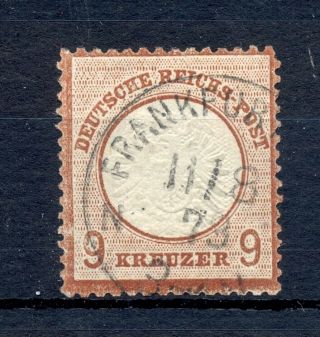 Germany 1872 Mi 21 B Cv € 800 Vf Signed - Sommer Bpp -