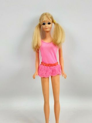 Vintage Barbie Pj Blonde In Swim Suit
