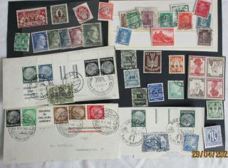 Deutsches Reich /flugpost/bayer/danzig Stamps Etc