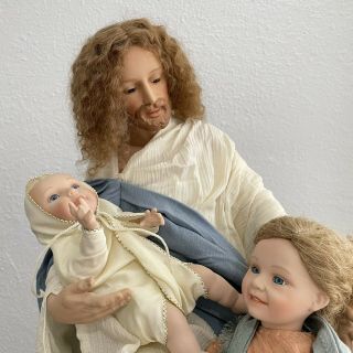 Ashton Drake Let The Little Children Come To Me Porcelain Jesus Figure 2