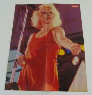 Debbie Harry / Blondie Colour Poster From Bravo Also Peter Maffay To Reverse