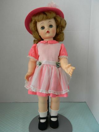 15 " Vintage Madame Alexander Kelly Doll Marybelle Face Clothing Hat