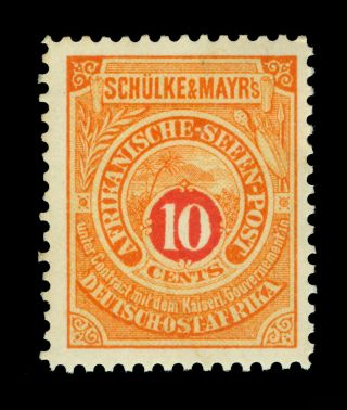 German East Africa 1892 Seapost - Schulke & Mayr 
