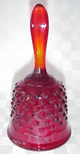 Vintage Fenton Art Glass Ruby Red Amberina Collectors 