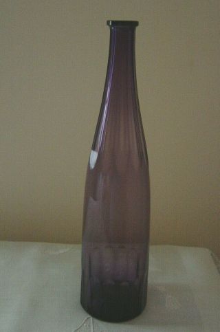Vintage Amethyst/ Purple Elegant Glass Bottle/decanter