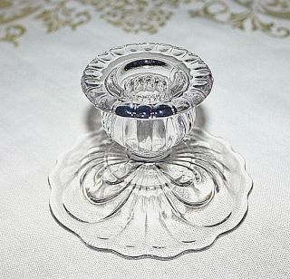 ANTIQUE CAMBRIDGE CRYSTAL CANDLE HOLDER (SINGLE) PATTERN TITLE,  