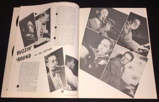 RECORD CHANGER MAG 1947 Jan - R&B Blues Jazz etc 78s BILLIE HOLIDAY DICKIE WELLS 3