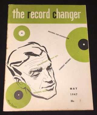Record Changer Mag 1947 May - R&b Blues Jazz Etc 78s Charlie Shavers Illinois Ja