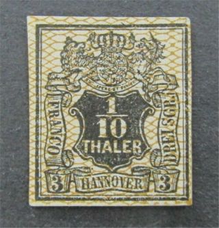 Nystamps German States Oldenburg Stamp 14 Og H $725 L9y1304