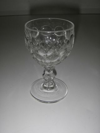 Imperial Glass Provincial Clear Wine Stem 4 3/8 " Elegant Glassware.
