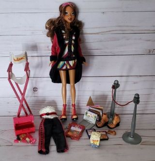 My Scene Doll Madison Goes To Hollywood Rooted Eye Lashes With Accessories Rare