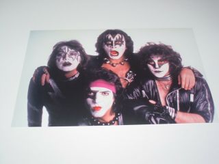 Kiss 8x12 Photo Paul Eric Gene Ace Music From The Elder Album Rare 1981 6