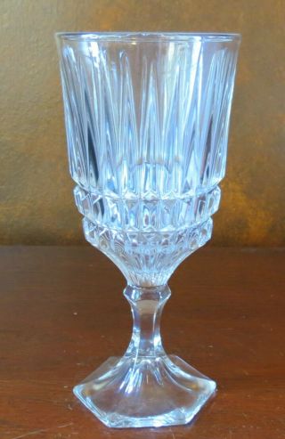 Fostoria Heritage Clear Crystal 7 1/8” Water Goblet (s)