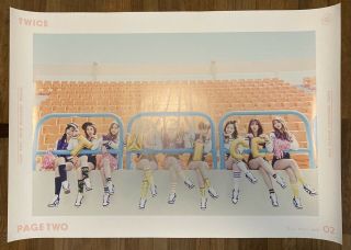 Twice 2nd Single Page Two Cheer Up Official Poster
