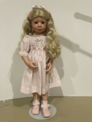 Julie Good Kruger Artist Doll 20 " Tall Vinyl “daddy’s Girl” Doll $199