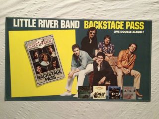 Little River Band 1980 Promo Poster Backstage Pass