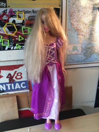 Disney Princess Rapunzel My Size Doll 38 " Tall 3 Ft Tangled Life Size