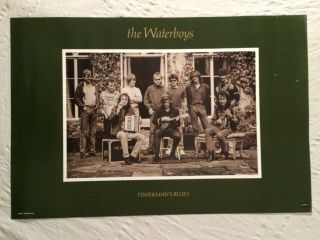 The Waterboys 1988 Promo Poster Fisherman’s Blues