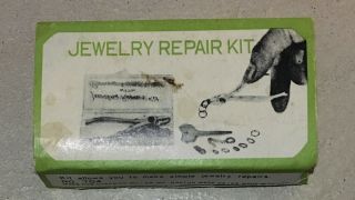 Vintage 1960s Chadwick - Miller Mini Jewelry Repair Kit W/ Box - Antique