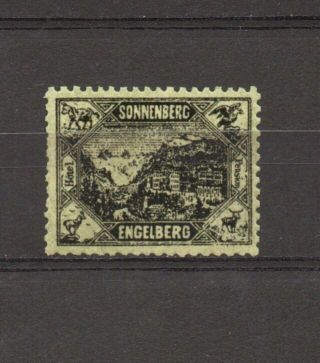 008.  Switzerland 1880 Sonnenberg - Engleberg Hotel Post