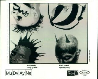 Press Photo & Release: Mudvayne 8x10 B&w 2000