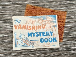 Antique Children’s Book - The Vanishing Mystery Book