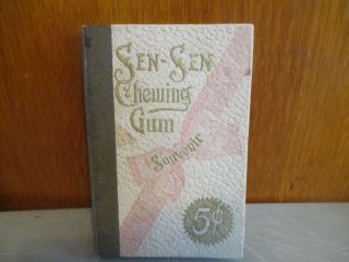 Vintage Antique Sen Sen Chewing Gum Cardboard Box Store Display
