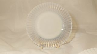 Macbeth Evans Glass Petalware Monax 6 1/4 " Bread And Butter Plate (s) With Rings