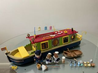 Sylvanian Families Canal Boat “rose Of Sylvania”,  Motley Crew,  Riverboat,  Seadog