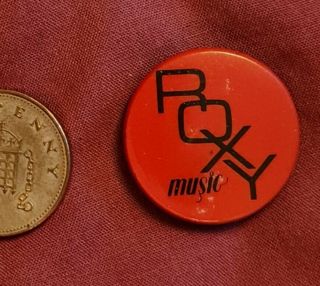 Roxy Music Badge Vintage 70s