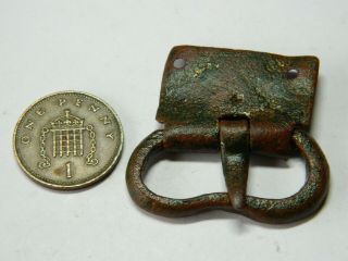 Early Medieval Norman Bronze Buckle Pin & Plate Metal Detecting Detector
