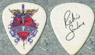 Bon Jovi 2008 Lost Highways Tour Richie Sambora Signature Stage Guitar Pick
