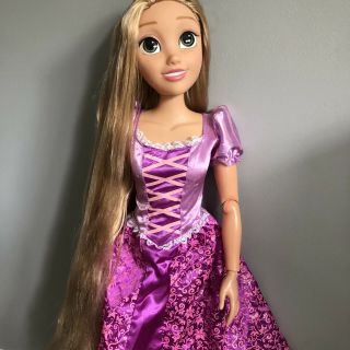 Disney Playdate Jakks Tangled Rapunzel Princess My Size 32” Large Poseable Doll 2