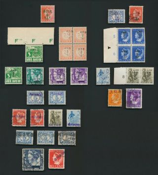 Japanese Dutch East Indies Indonesia Stamps 1942 - 45 Wwii Naval Area Inc Celebes