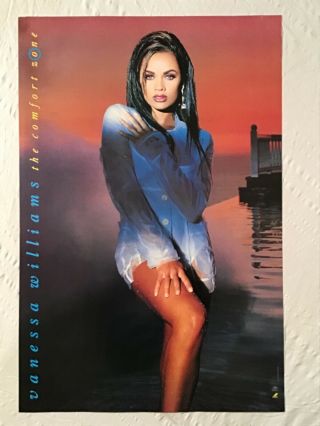 Vanessa Williams Promo Poster Sexy Wet Shirt Legs