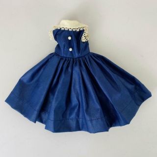 Vtg Vogue Jill Doll Outfit 7505 Dark Blue Dress Gown Near Complete Box 2