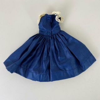 Vtg Vogue Jill Doll Outfit 7505 Dark Blue Dress Gown Near Complete Box 3