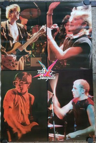 Flock Of Seagulls 1983 Poster Approx 23 X 36