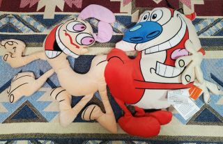 Ren And Stimpy Pillow Pal 2016 Nickelodeon Plush Nick Toons Viacom
