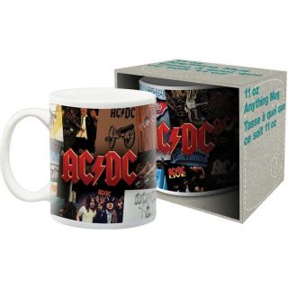 Ac/dc Rock Group Albums Photo Images 11 Oz Ceramic Coffee Mug