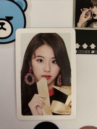 Twice Chaeyoung Official Photocard Merry & Happy