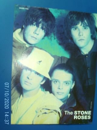 The Stone Roses 1990 - A4 Poster Advert 1990