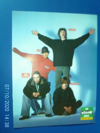 The Stone Roses 1989 - A4 Poster Advert 1989