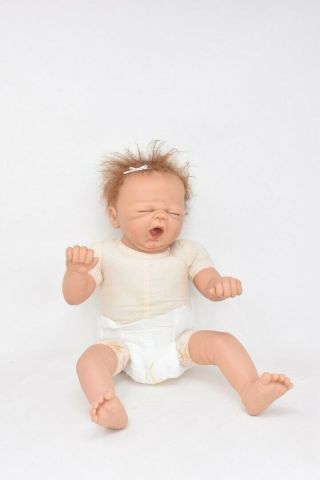Ashton Drake Violet Parker Reborn Style Silicon Doll Realistic Yawning Baby Girl